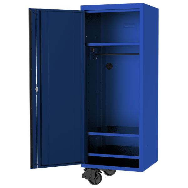 Sp Tools-Sp44885Bl: Side Cabinet - Clothes Rail & 3 Fixed Shelves 508(W) X 622(D) X 1954(H)