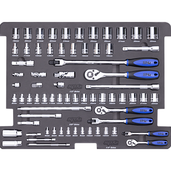 Sp Tools-Sp50001: 1/4Dr Sockets & Accessories