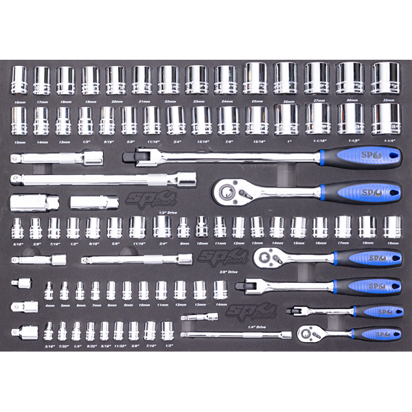 Sp Tools-Sp50004: 1/4Dr Sockets & Accessories