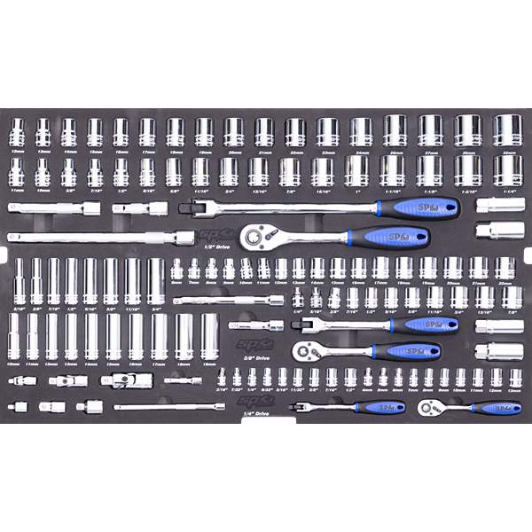 Sp Tools-Sp50008: 1/4Dr 12Pt Sockets & Accessories