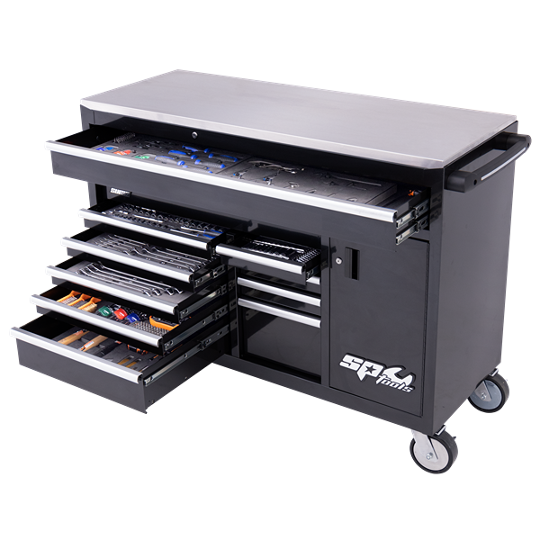 Sp Tools-Sp50780X: 437Pc Metric/Sae Diamond Black Toolkit (1434W X 560D X 1074H)