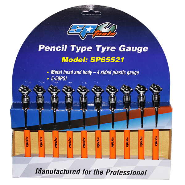 SP TOOLS-SP65520 Sp Tools-Sp65520: Pencil Type Tyre Gauge