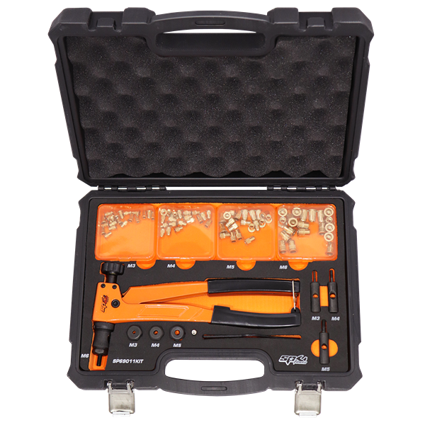 SP TOOLS-SP69011 Sp Tools-Sp69011: 90Pc Nut Riveter Set M3-M10