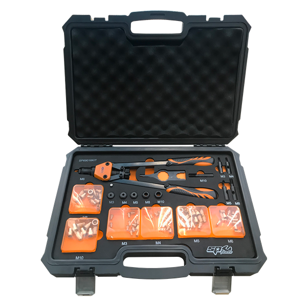 SP TOOLS-SP69016 Sp Tools-Sp69016: 74Pc Nut Riveter Set M3-M10