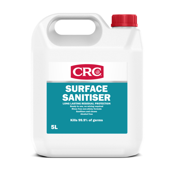 CRC-1752089: Dual Action Cleaner And Sanitiser Suitable For Almost All Surfaces. Long Lasting Residual Protection. Sanitises And Cleans. Hard & Soft Surfaces. Non-Flammable. Kills 99.9% Of Germs. Provides Long Lasting Residual Protection.