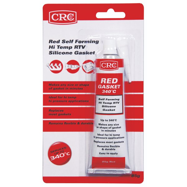 CRC-8629: Crc Red Rtv Gasket 340 Is Formulated For Heavy Duty