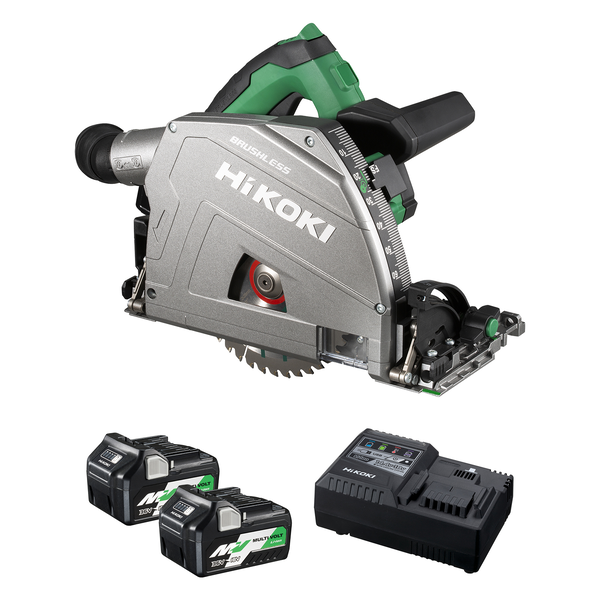 HIKOKI-36V Brushless Plunge Cut Saw-C3606DPA(HRZ) Hikoki-36V Brushless Plunge Cut Saw-C3606Dpa(Hrz): 36V Brushless Plunge Cut Saw With 1600Mm Guide Rail