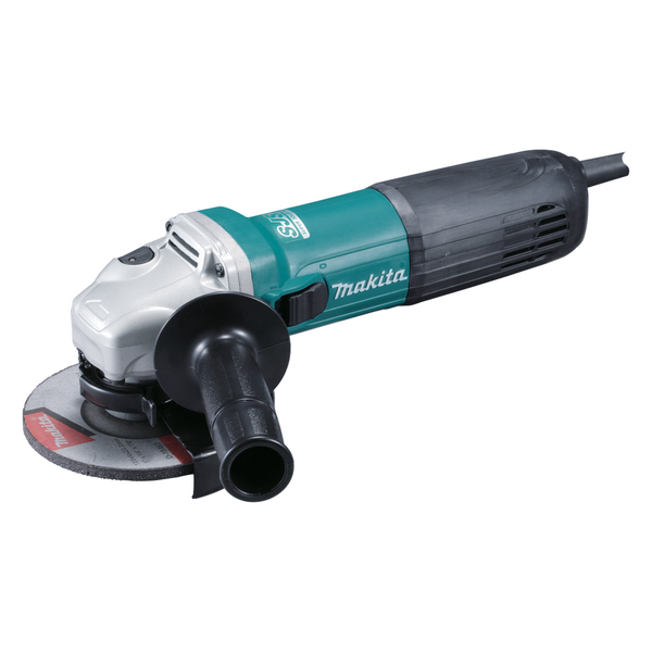 Makita-125Mm (5In) Angle Grinder 1100W-Ga5040: Slide Switch With Lock On Function Sjsii System Absorbs Vibration Increasing User Comfort & Tool Life Powerful 1
