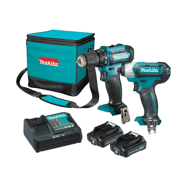 MAKITA-12V Max 2 Piece Combo Kit (L)-CLX224SA Makita-12V Max 2 Piece Combo Kit (L)-Clx224Sa: