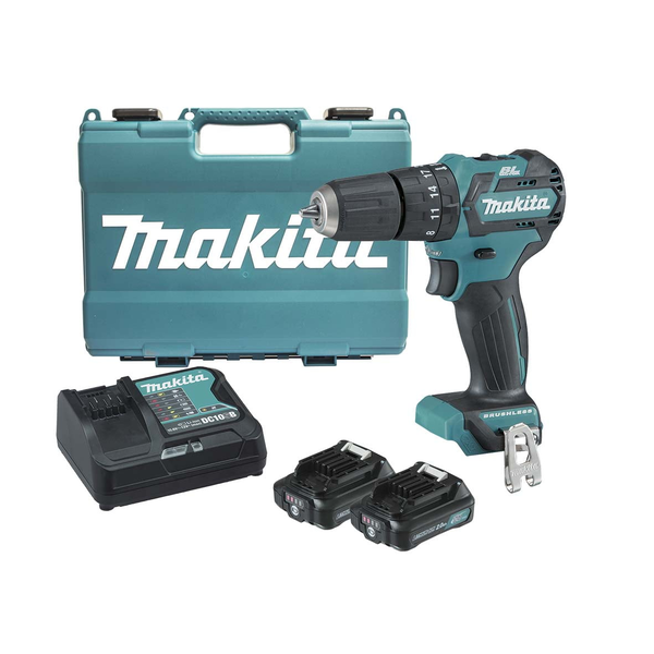 Makita-12V Max Hammer Driver Drill Li-Ion-Hp332Dsae: Includes 2 X 2.0Ah Fuel Gauge Battery