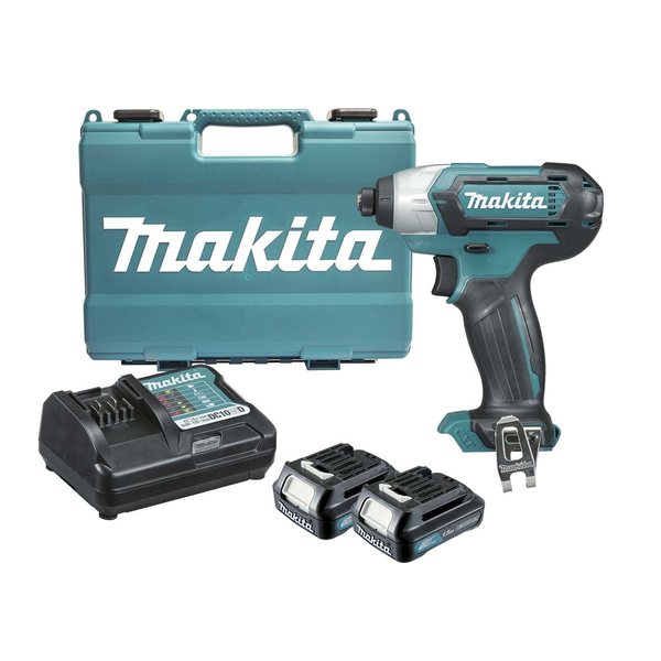Makita-12V Max Impact Driver Li-Ion-Td110Dwye: Includes 2 X 1.5Ah Batteries