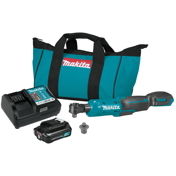 MAKITA-12V Max Impact Ratchet Kit-WR100DWA Makita-12V Max Impact Ratchet Kit-Wr100Dwa: