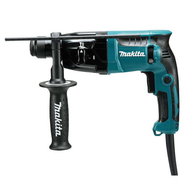 MAKITA-18Mm (11/16In) Rotary Hammer-HR1840 Makita-18Mm (11/16In) Rotary Hammer-Hr1840: 2 Mode Operation - Rotation Only Or Rotation With Hammer 10M/S² Of Vibration 470W* Motor Providing 1.6J** Of Hitting Energy Reverse Rotation System Providing 100% Power In Forward And Reverse Torque Limiter Protects The Tool And Operator Should The Bit Jam
