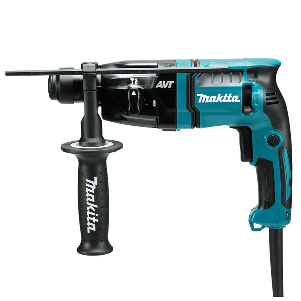 MAKITA-18Mm (11/16In) Rotary Hammer-HR1841F Makita-18Mm (11/16In) Rotary Hammer-Hr1841F: 2 Mode Operation - Rotation Only Or Rotation With Hammer Only 7.5M/S² Of Vibration Thanks To Avt (Anti-Vibration Technology) 470W* Motor Providing 1.4J** Of Hitting Energy Reverse Rotation System Providing 100% Power In Forward And Reverse Torque Limiter Protects The Tool And Operator Should The Bit Jam