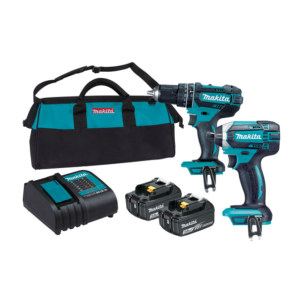 MAKITA-18V 2 Piece Combo Li-Ion (F)-DLX2131SX5 Makita-18V 2 Piece Combo Li-Ion (F)-Dlx2131Sx5: