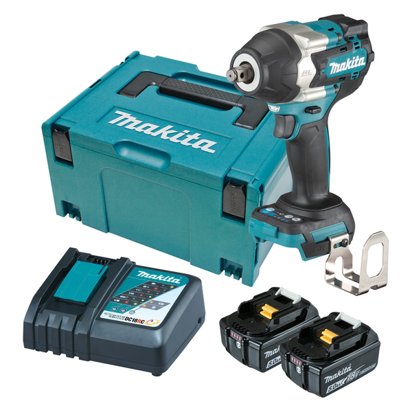 Makita-18V Bl 1/2In Impact Wrench Li-Ion (L)-Dtw700Rtj:
