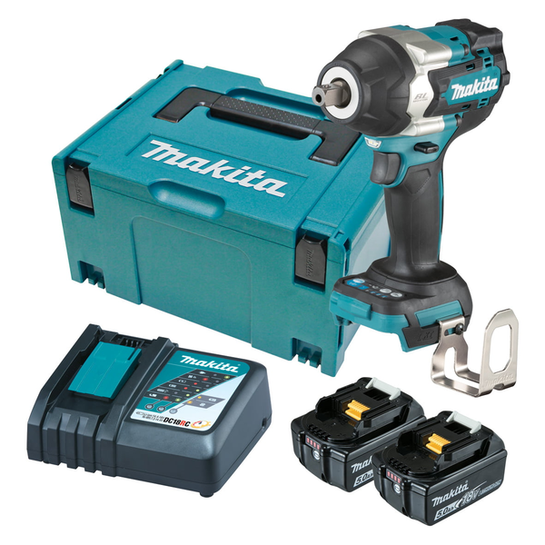 Makita-18V Bl 1/2In Impact Wrench Li-Ion (L)-Dtw701Rtj: