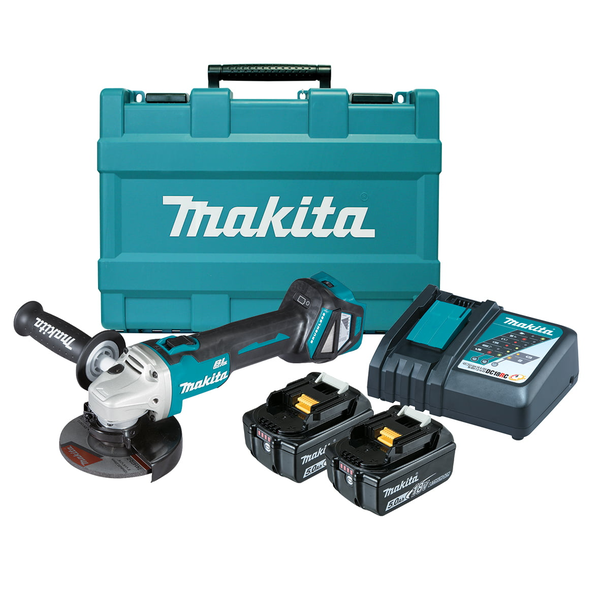 MAKITA-18V Brushless 125Mm Angle Grinder Li-Ion-DGA511RTE Makita-18V Brushless 125Mm Angle Grinder Li-Ion-Dga511Rte: Kickback Detection