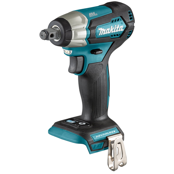 Makita-18V Brushless 1/2In Impact Wrench Li-Ion-Dtw181Z: Auto Stop Reverse Rotation Stops Rotation After Loosening A Bolt2-Stage Power Selection For Optimum Rpm And Fastening Torque Provides 180Nm If Fastening Torque Xpt Technology Enhances Protection Against Dust And Dripping Water Twin Led Joblight With Pre-Glow And After-Glow Function