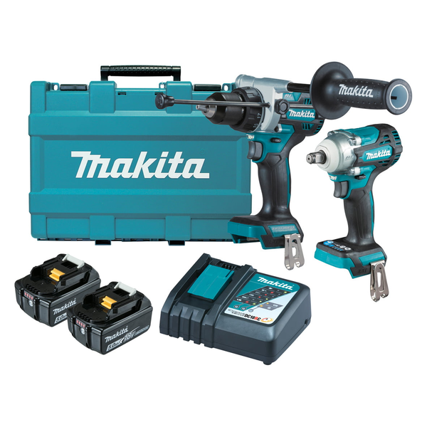 MAKITA-18V Brushless 2 Piece Combo Li-Ion (F)-DLX2419T Makita-18V Brushless 2 Piece Combo Li-Ion (F)-Dlx2419T: