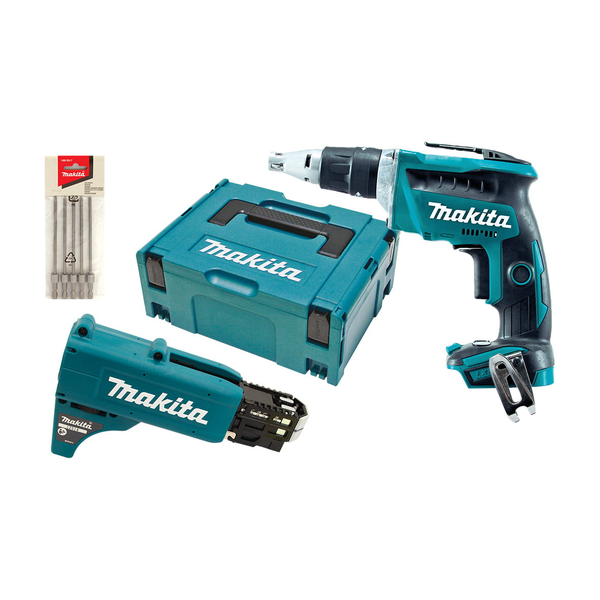 Makita-18V Brushless Autofeed Screwdriver-Dfs452Zjx2: