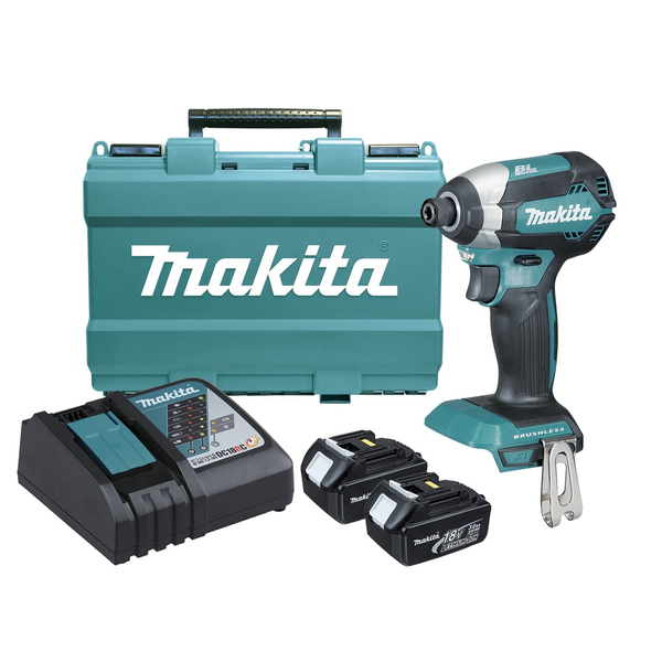 Makita-18V Brushless Impact Driver Li-Ion-Dtd153Rfe: Includes 2 X 5.0Ah Batteries