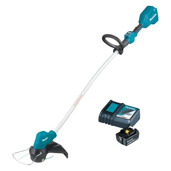 Makita-18V Brushless Line Trimmer Kit Li-Ion-Dur189Rm: Includes 1 X 4.0Ah Battery & Rapid Charger Adjustable Telescopic Shaft With Ergonomic Curve No Load Speed Of 6