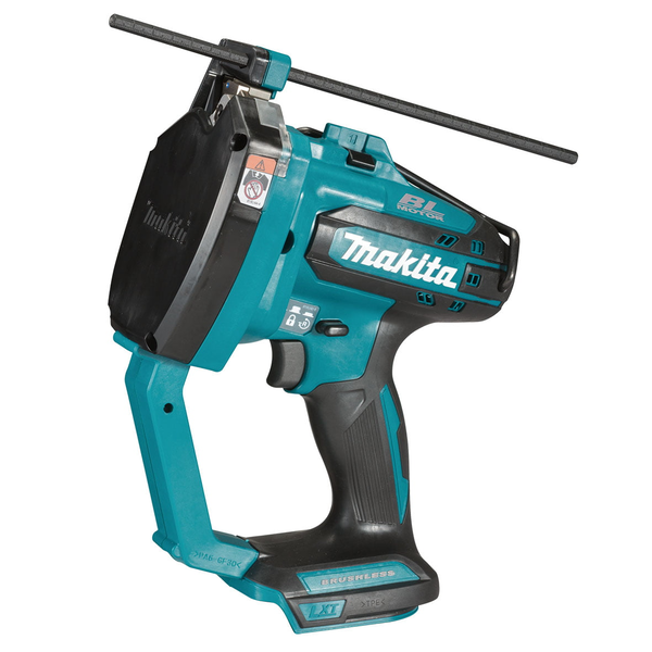 Makita-18V Brushless Threaded Rod Cutter Li-Ion-Dsc102Zj: M6 Stainless - M10 Mild Steel Threaded Rod Cut Capacity Clean Burr Free Cuts With No Chips Or Sparks Powerful Shearing Force Cuts Through M10 Steel In 3 Seconds Compact Design Perfectly Balanced For Overhead Application High Work Efficiency Making Up To 1