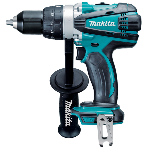 Makita-18V Driver Drill Li-Ion-Ddf458Z: 4-Pole Motor Delivering High Power To Weight Ratio Mechanical 2 Speed Gearing With All Metal Gear Constructionheavy Duty Performance With 2
