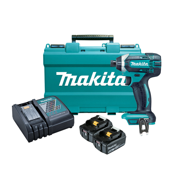 Makita-18V Impact Driver Li-Ion-Dtd152Rte: Includes 2 X 5.0 Ah Fuel Gauge Batteries