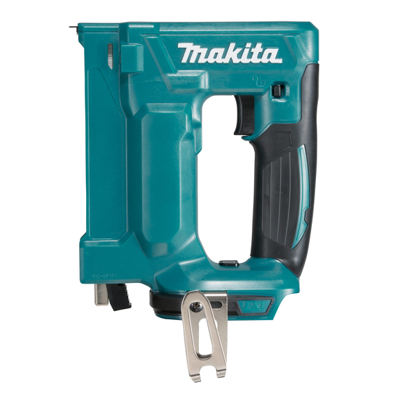 Makita-18V Stapler Li-Ion-Dst112Z: Accepts 7-10Mm Length Staples Bump Fire For Firing Multiple Staples Powerful Spring Drive Mechanism Machined Aluminium Magazine Xpt Technology That Protects Against Dust & Moisture