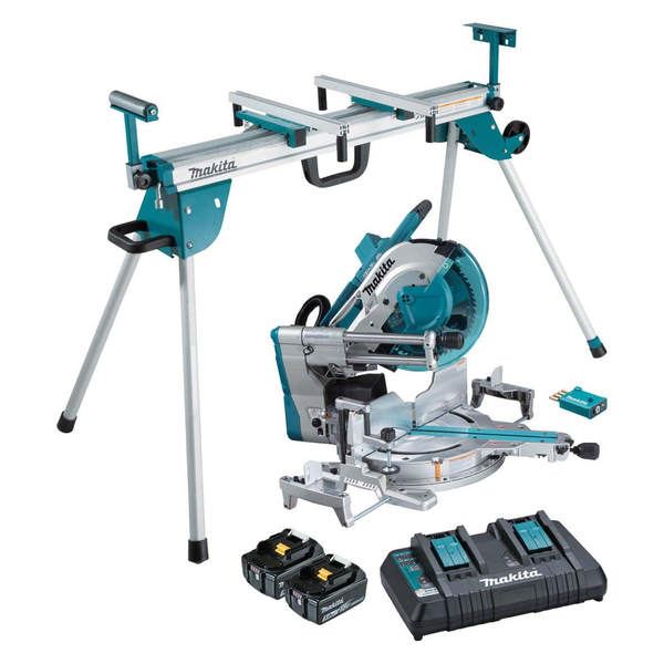 MAKITA-18V X 2 Bl 305Mm Slide Saw And Stand Combo-DLS211PT2U-AWST06 Makita-18V X 2 Bl 305Mm Slide Saw And Stand Combo-Dls211Pt2U-Awst06: