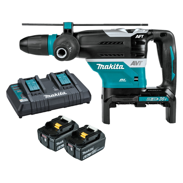 MAKITA-18V X 2 Bl (Aws) 40Mm Rotary Hammer Kit (L)-DHR400G2N Makita-18V X 2 Bl (Aws) 40Mm Rotary Hammer Kit (L)-Dhr400G2N: