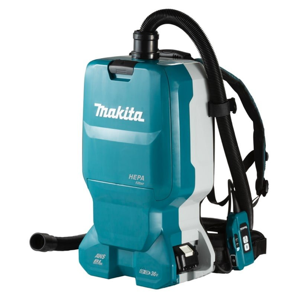 MAKITA-18V X 2 Brushless Aws Backpack Vacuum-DVC665ZXU Makita-18V X 2 Brushless Aws Backpack Vacuum-Dvc665Zxu: