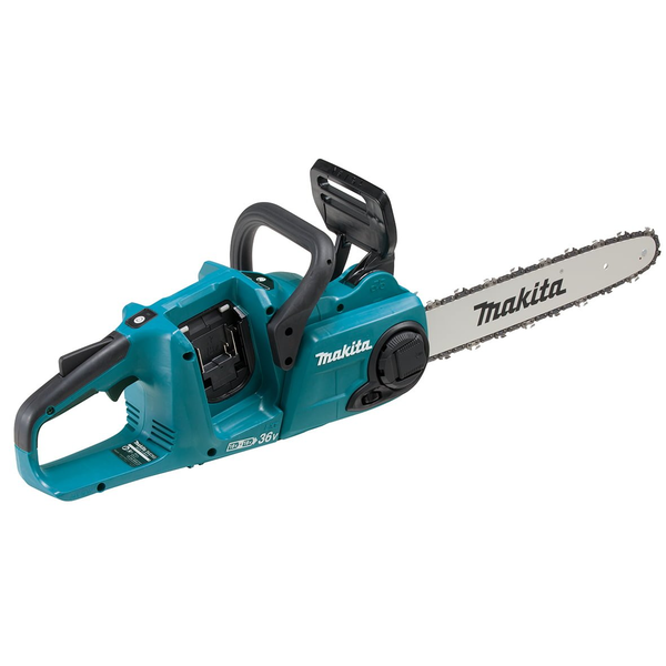 Makita-18V X 2 Brushless Chainsaw Li-Ion-Duc353Z: Improved Tool-Less Chain Adjustment Metal Spike Providing More Control Chain Speed Of 1