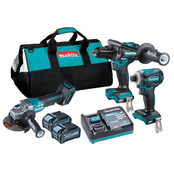 MAKITA-40V Max 3 Piece Bl Combo Li-Ion (L)-DK0141G302 Makita-40V Max 3 Piece Bl Combo Li-Ion (L)-Dk0141G302: