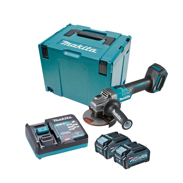 MAKITA-40V Max Bl 125Mm (5In) Angle Grinder-GA005GM201 Makita-40V Max Bl 125Mm (5In) Angle Grinder-Ga005Gm201: