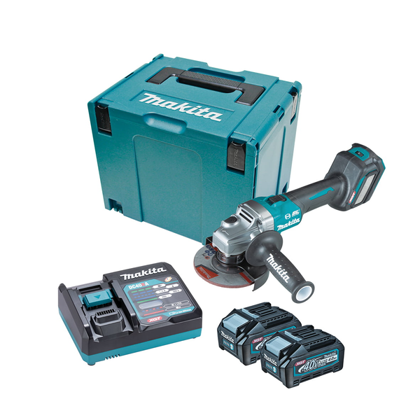 MAKITA-40V Max Bl 125Mm (5In) Angle Grinder Kit-GA023GM201 Makita-40V Max Bl 125Mm (5In) Angle Grinder Kit-Ga023Gm201: