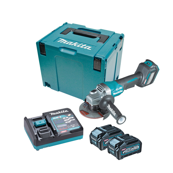 MAKITA-40V Max Bl 125Mm (5In) Angle Grinder Kit-GA029GM201 Makita-40V Max Bl 125Mm (5In) Angle Grinder Kit-Ga029Gm201:
