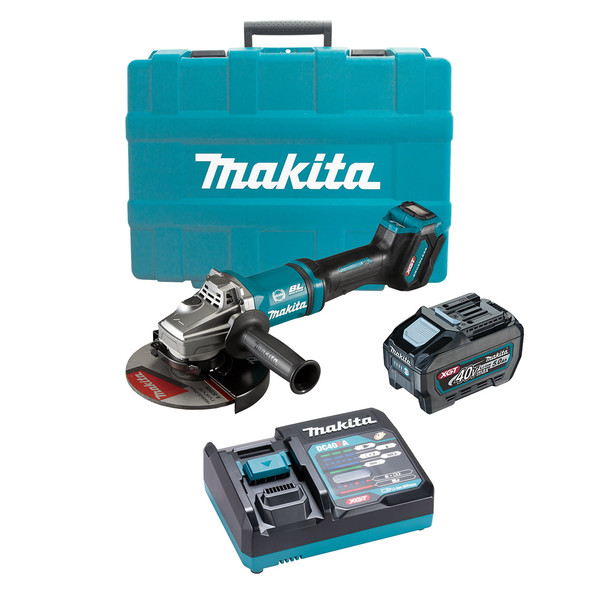 MAKITA-40V Max Bl 180Mm (7In) Angle Grinder Kit-GA037GT101 Makita-40V Max Bl 180Mm (7In) Angle Grinder Kit-Ga037Gt101: