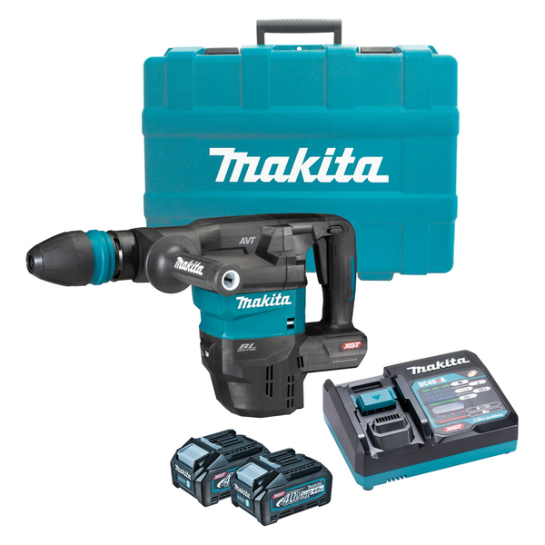 MAKITA-40V Max Bl Sds Max Demolition Hammer Kit-HM001GM202 Makita-40V Max Bl Sds Max Demolition Hammer Kit-Hm001Gm202: