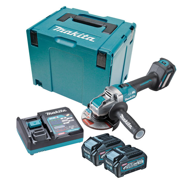 MAKITA-40V Max Bl X-Lock Angle Grinder Kit-GA041GM202 Makita-40V Max Bl X-Lock Angle Grinder Kit-Ga041Gm202: