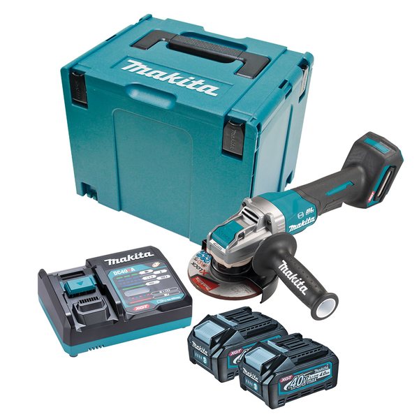MAKITA-40V Max Bl X-Lock Angle Grinder Kit-GA047GM202 Makita-40V Max Bl X-Lock Angle Grinder Kit-Ga047Gm202: