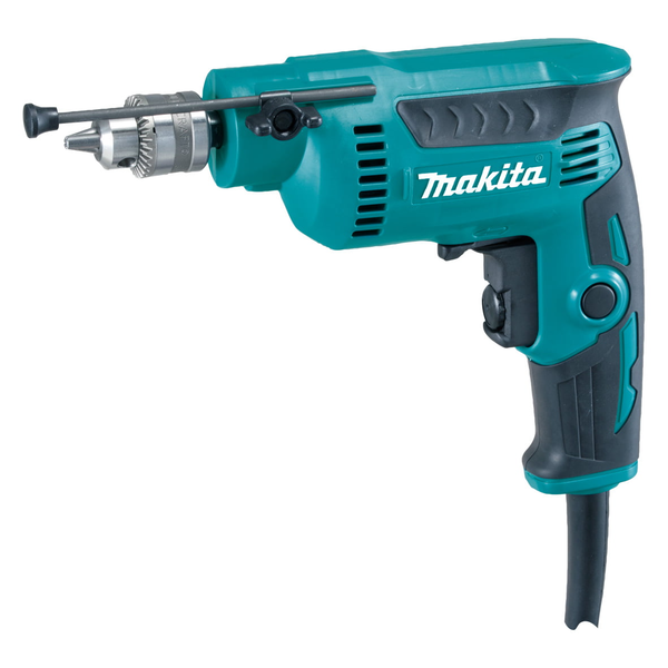 MAKITA-6.5Mm (1/4In) High Speed Drill 350W-DP2010 Makita-6.5Mm (1/4In) High Speed Drill 350W-Dp2010: Trigger Switch With Variable Speed Dial And Forward/Reverse Switch 0.5-6.5Mm Keyed Chuck Efficient 370W* Motor Trigger Switch With Variable Speed Control Function By Dial