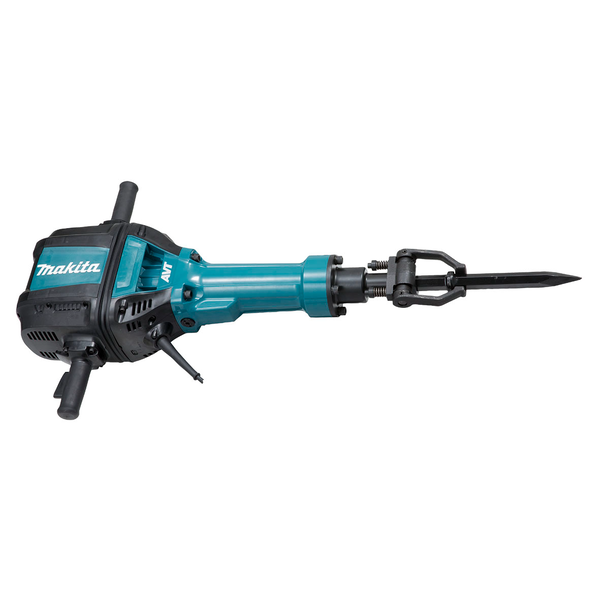 MAKITA-Electric Breaker 28.6Mm Hex Shank 2000W-HM1812 Makita-Electric Breaker 28.6Mm Hex Shank 2000W-Hm1812: On/Off Lever On Side Handle Class Leading 6.5M/S² Thanks To Avt (Anti-Vibration Technology) 2000W* Motor Delivers Class Leading Performance At 72.8J** Soft Start With No Load For Reduced Vibration And Increased Control Auto Idle Engages Motor On Contact With The Material