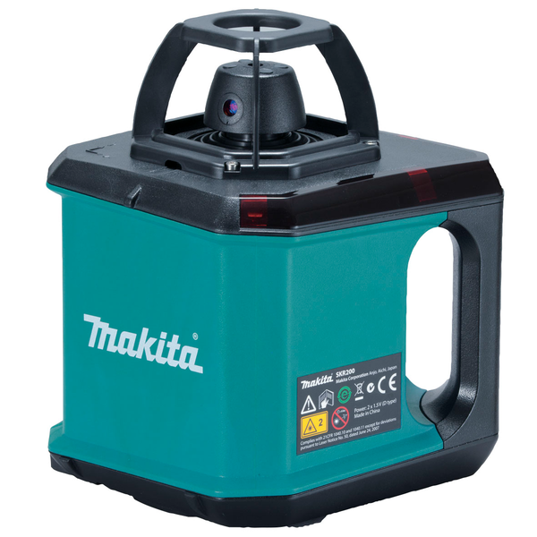 MAKITA-Laser Automatic Self Levelling-SKR200Z Makita-Laser Automatic Self Levelling-Skr200Z: Automatic Levelling Horizontal And Vertical Usable Over Distances Up To 200M Diameter With Detector/Receiver Up To 200M Diameter Rotating Beam Or Up To 30M Plumb Beam Free Touchable And Moveable Head Thanks To Open Cage