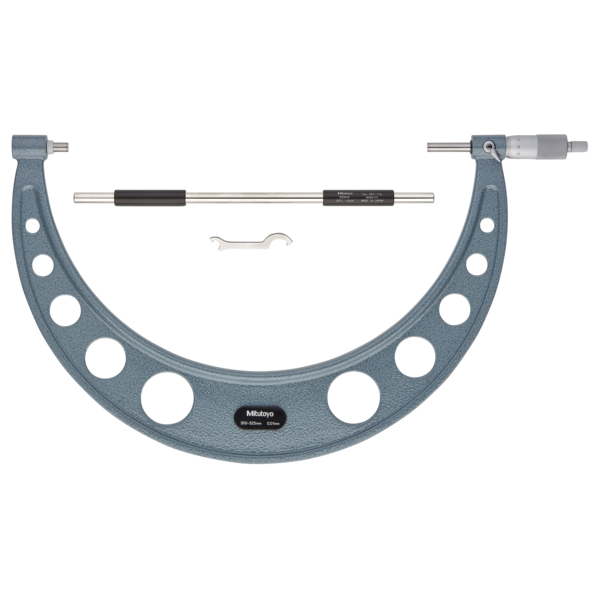 Mitutoyo-103-149: Lightweight Workshop Design With Baked-Enamel-Finished Frame. Equipped With Ratchet Stop For Constant Measuring Force.