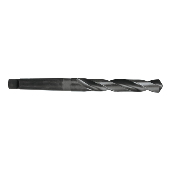 Sutton-D115M_Series: Twist Drill With Morse Taper Shank Suitable For A Variety Of Materials And Industrial Applications. The Tang At The End Of The Shank Is Used For Ejecting The Drill From The Socket Or Sleeve. The Drive And Alignment Is Derived From The Taper Lock.