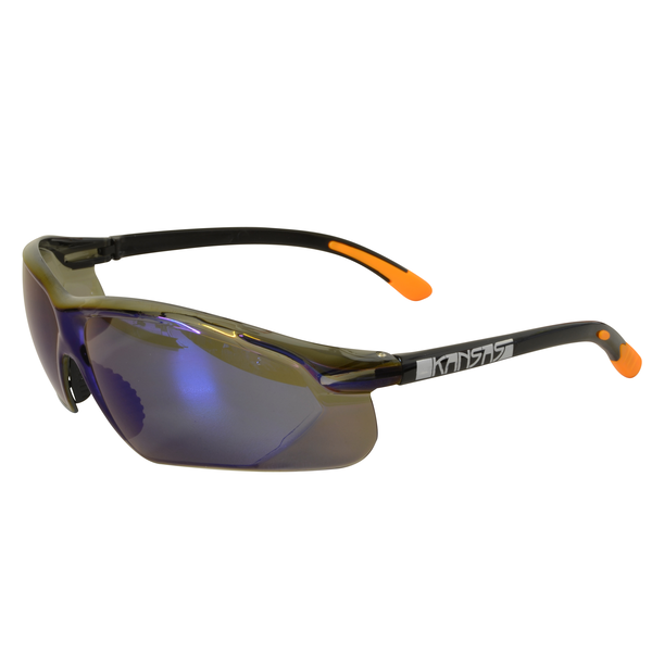 MAXISAFE-EKA306 Maxisafe-Eka306: Kansas Blue Mirror Safety Glasses