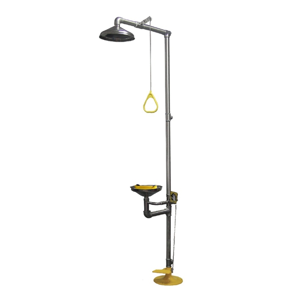 MAXISAFE-ESS989 Maxisafe-Ess989: Sst Floor Mounted Combination Unit With Drench Shower & Eyewash